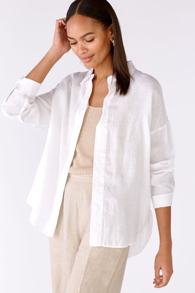 Bild 5 von Shirt blouse 100% linen in optic white | Oui