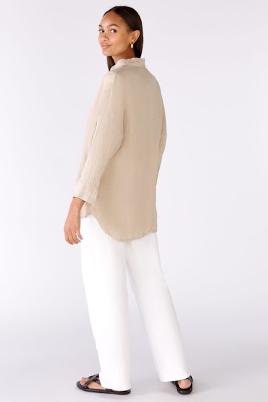 Bild 3 von Shirt blouse 100% linen in light stone | Oui