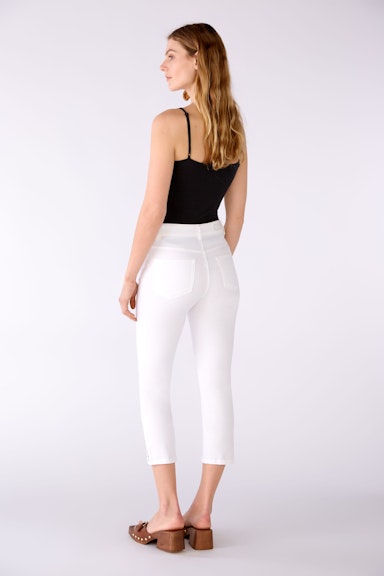 Bild 3 von Capri pants cotton stretch in optic white | Oui