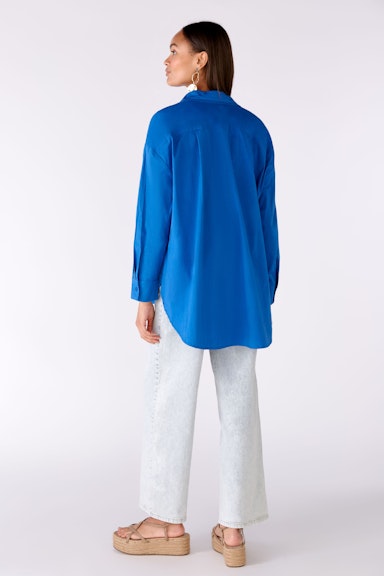Bild 3 von Shirt blouse stretch cotton poplin in blue lolite | Oui