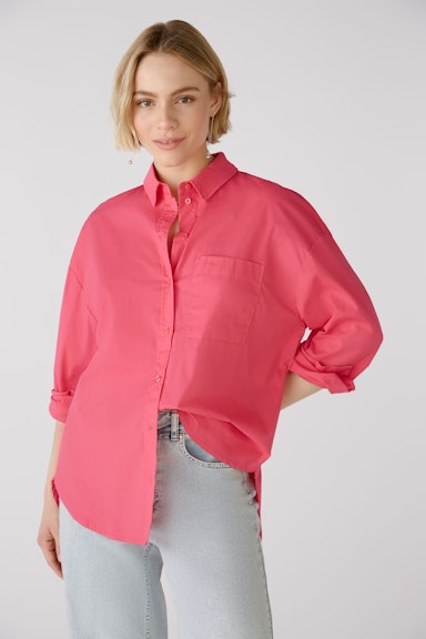 Bild 2 von Shirt blouse stretch cotton poplin in raspberry sorbet | Oui