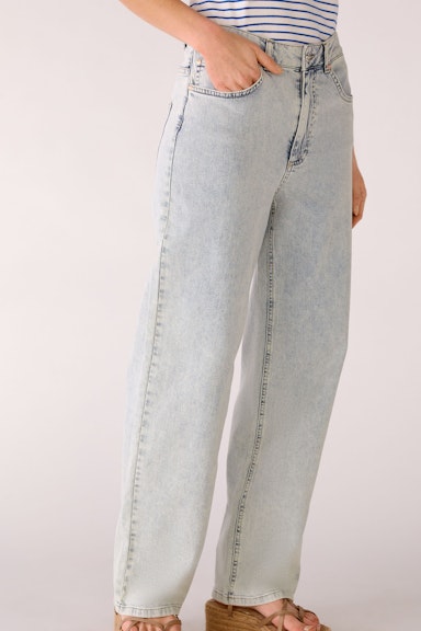 Bild 5 von Jeans THE BOYFRIEND high Waist, regular in blue denim | Oui
