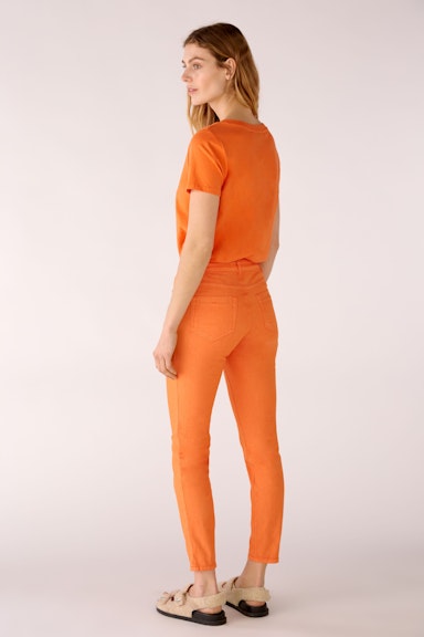Bild 3 von BAXTOR cropped Jeggings Slim-Fit in vermillion orange | Oui