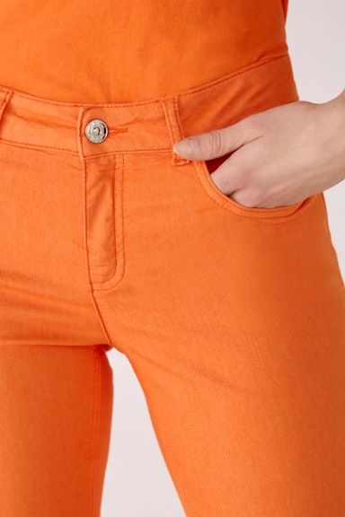 Bild 4 von BAXTOR cropped Jeggings  slim-fit in vermillion orange | Oui