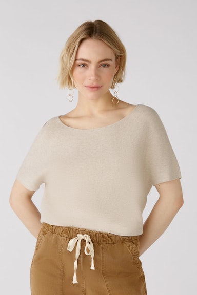 Bild 2 von Pullover in 100% Baumwolle in light beige mel | Oui