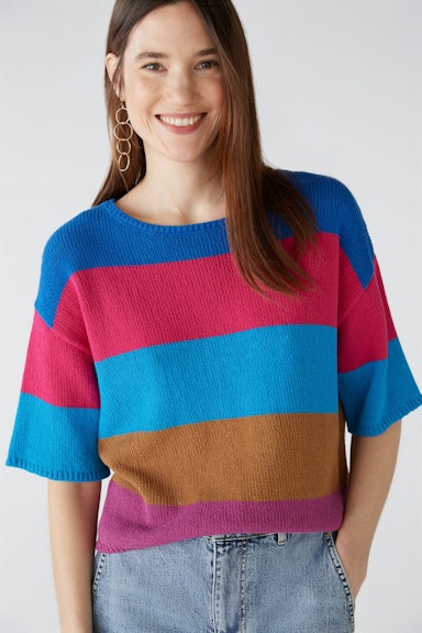 Bild 4 von Pullover aus 100% Baumwolle in pink blue | Oui