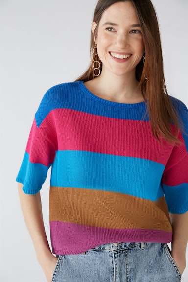 Bild 5 von Pullover aus 100% Baumwolle in pink blue | Oui
