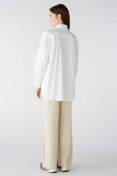 Bild 3 von Shirt blouse cotton stretch in optic white | Oui