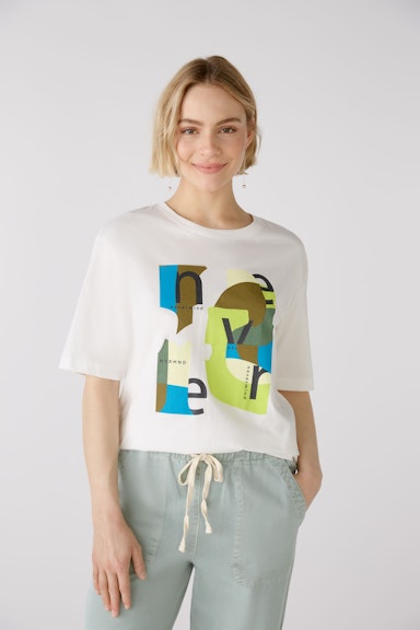 Bild 2 von T-shirt made from 100% organic cotton in cloud dancer | Oui