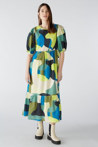 Bild 1 von Maxi dress made from cotton voile in dk green blue | Oui