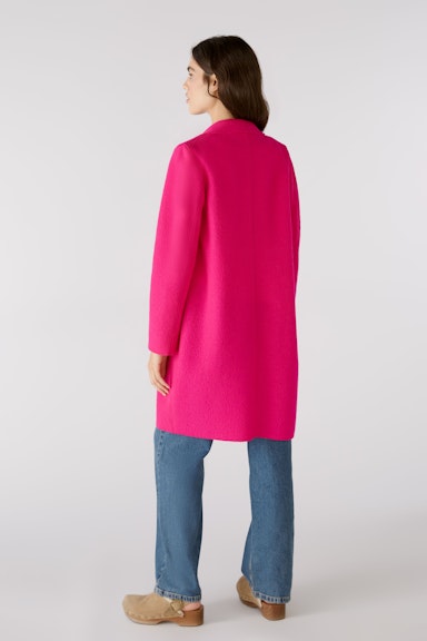 Bild 3 von MAYSON Coat boiled Wool - pure new wool in dark pink | Oui