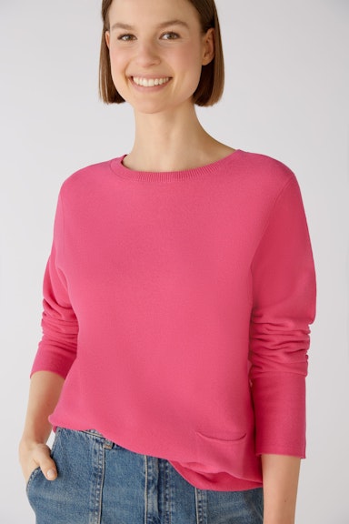 Bild 4 von KEIKO Pullover 100% Bio-Baumwolle in dark pink | Oui