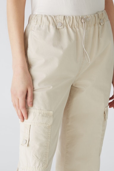 Bild 4 von Cargo trousers made from pure cotton in sugar | Oui