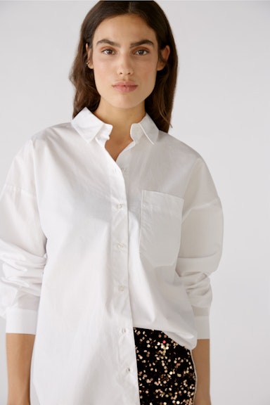 Bild 1 von Shirt blouse pure cotton in optic white | Oui