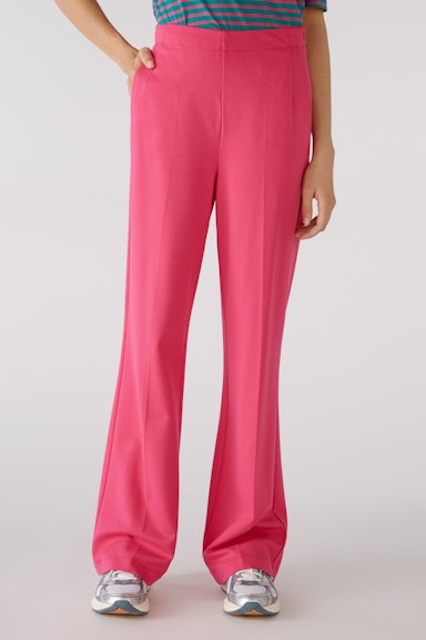 Bild 2 von Trousers heavy Jersey in dark pink | Oui