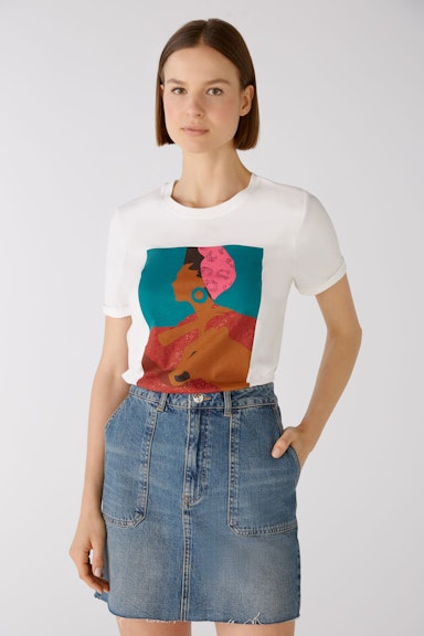Bild 2 von T-shirt made from 100% Organic Cotton in gardenia | Oui