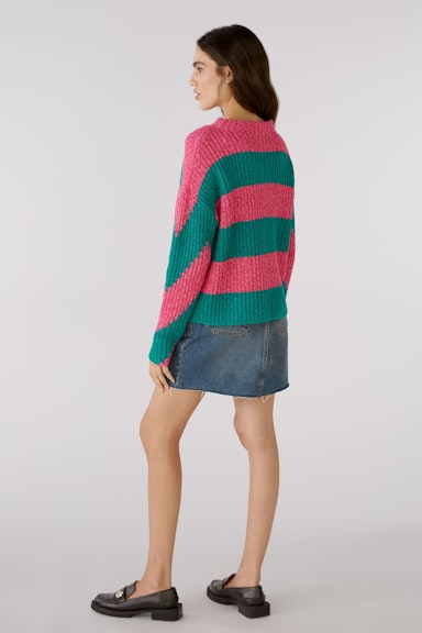 Bild 3 von Pullover Baumwollmischung in pink green | Oui