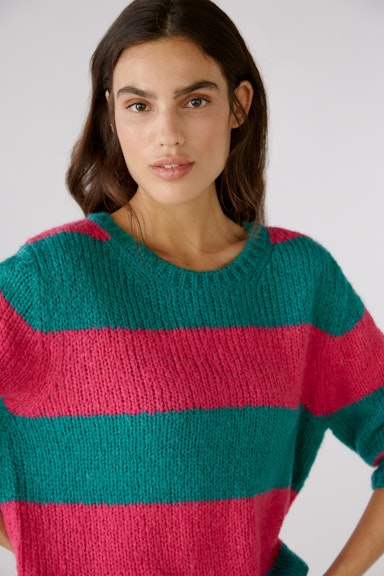 Bild 4 von Jumper  with wool and mohair content in green red | Oui