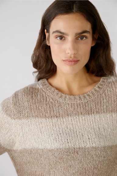 Bild 4 von Jumper  with wool and mohair content in Lt.Brown stone | Oui