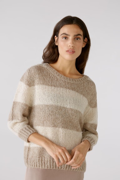 Bild 1 von Jumper  with wool and mohair content in Lt.Brown stone | Oui