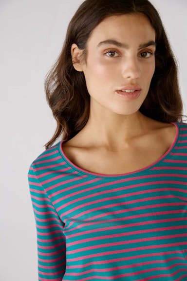 Bild 4 von T-Shirt elastische Cotton-/Modalqualität in green red | Oui