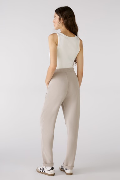 Bild 3 von Jogger style trousers made from comfortable jersey quality in Lt.Taupe | Oui
