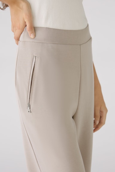 Bild 4 von Jogger style trousers made from comfortable jersey quality in Lt.Taupe | Oui