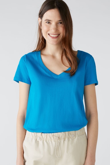 Bild 4 von CARLI T-shirt 100% organic cotton in blue jewel | Oui