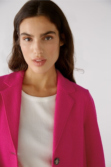 Bild 4 von MAYSON Coat boiled Wool - pure new wool in pink | Oui
