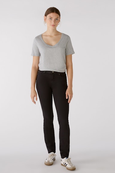 Bild 1 von CARLI T-Shirt 100% Bio-Baumwolle in light grey | Oui
