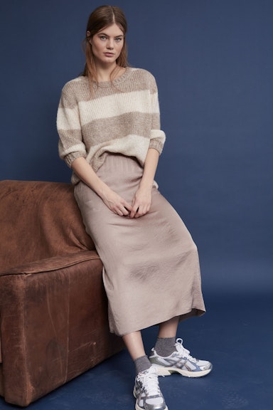 Bild 6 von Jumper  with wool and mohair content in Lt.Brown stone | Oui