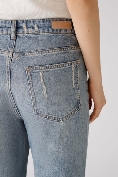 Bild 5 von Denim jeans the high waist - Straight leg in blue | Oui