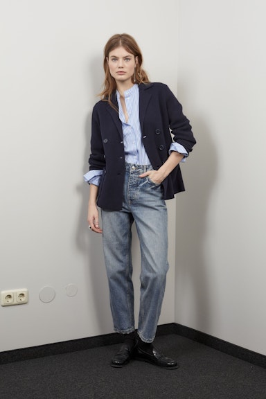 Bild 7 von Denim jeans the high waist - Straight leg in blue | Oui