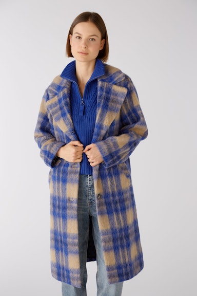Bild 2 von Wool coat with alpaca in lt stone blue | Oui