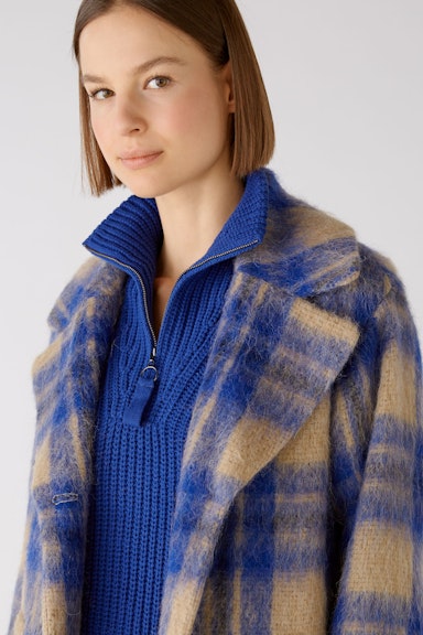 Bild 5 von Wool coat with alpaca in lt stone blue | Oui