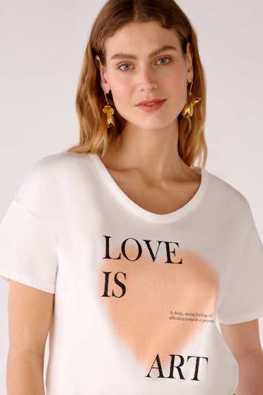 Bild 5 von T-shirt made from organic cotton in optic white | Oui