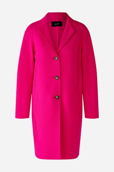 Bild 6 von MAYSON Coat boiled Wool - pure new wool in dark pink | Oui