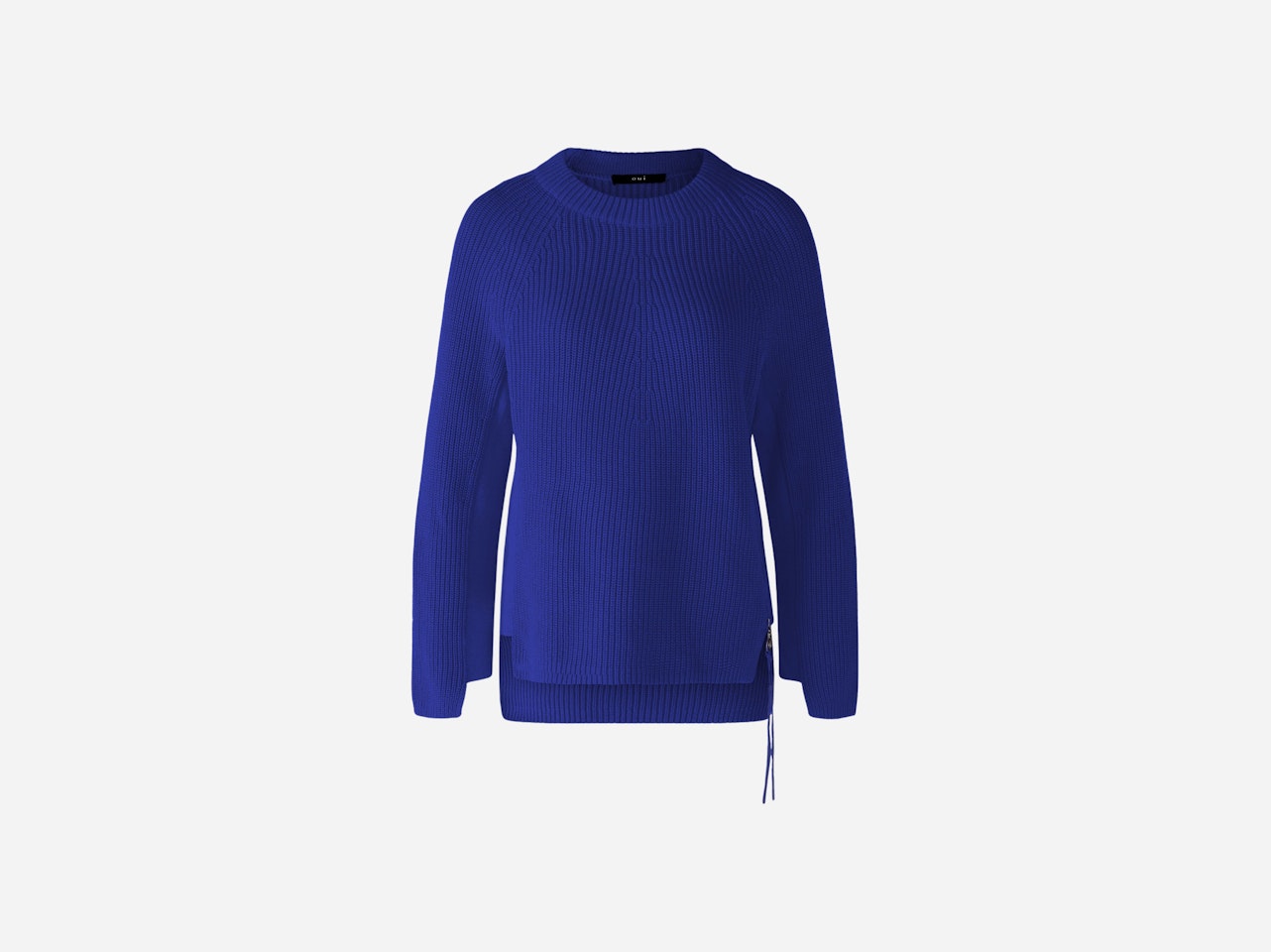 Bild 7 von RUBI Pullover mit Reißverschluss, in reiner Baumwolle in blue | Oui