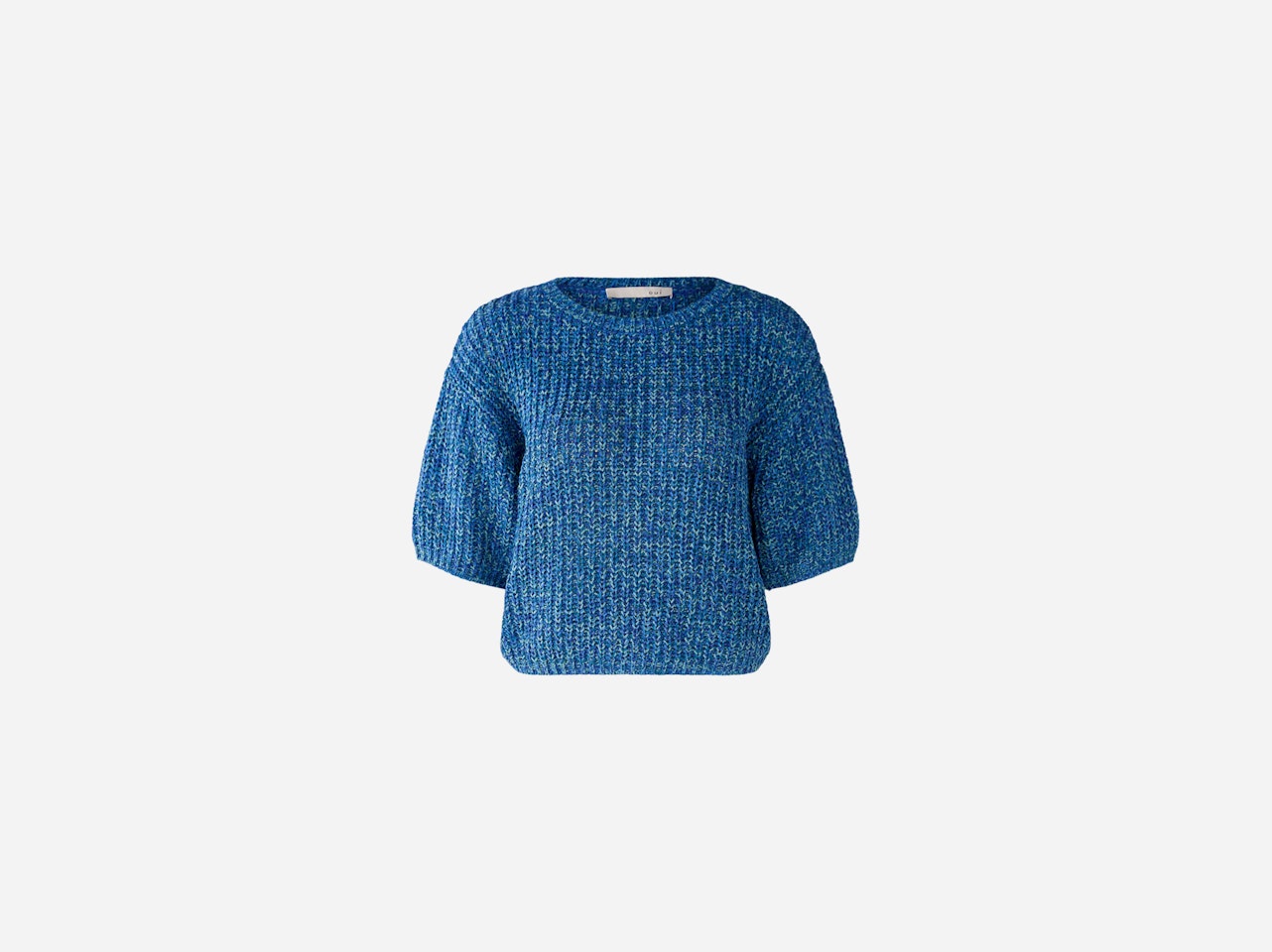 Bild 1 von Pullover  aus Bändchengarn in lt blue blue | Oui