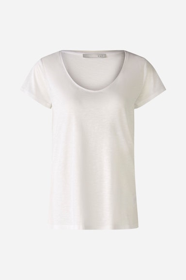 Bild 6 von T-Shirt Baumwoll-Viskosemischung in optic white | Oui