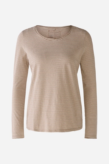 Bild 6 von Long-sleeved shirt made from 100% organic cotton in lt stone taupe | Oui