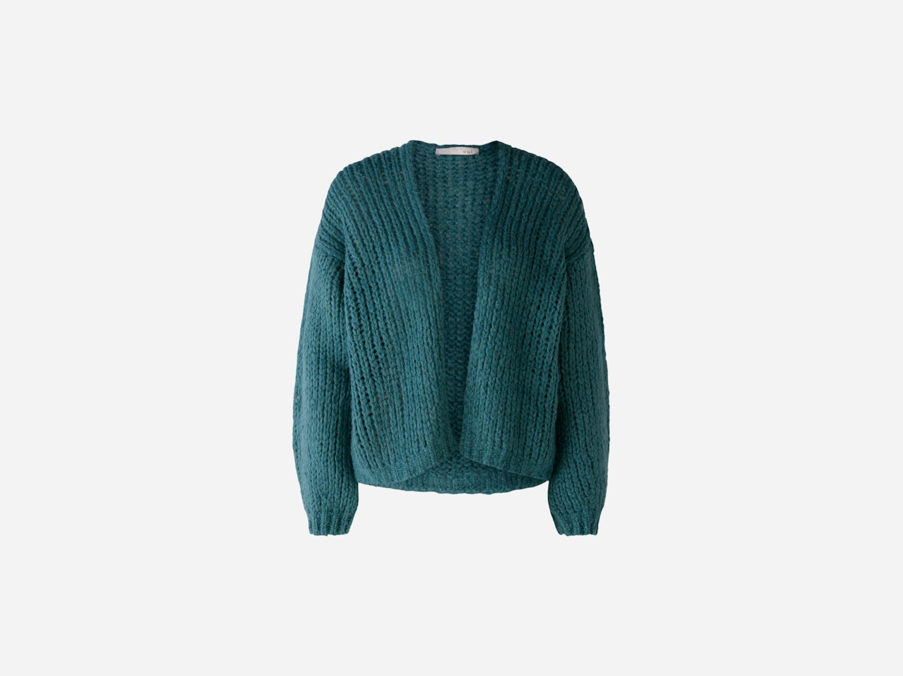 Bild 1 von Cardigan with wool and mohair content in silver pine | Oui