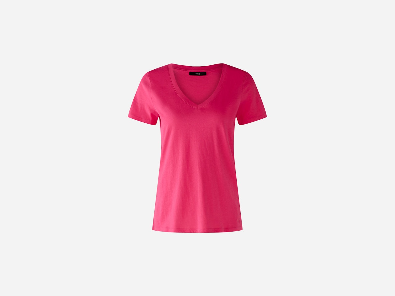 Bild 5 von CARLI T-Shirt 100% Bio-Baumwolle in dark pink | Oui