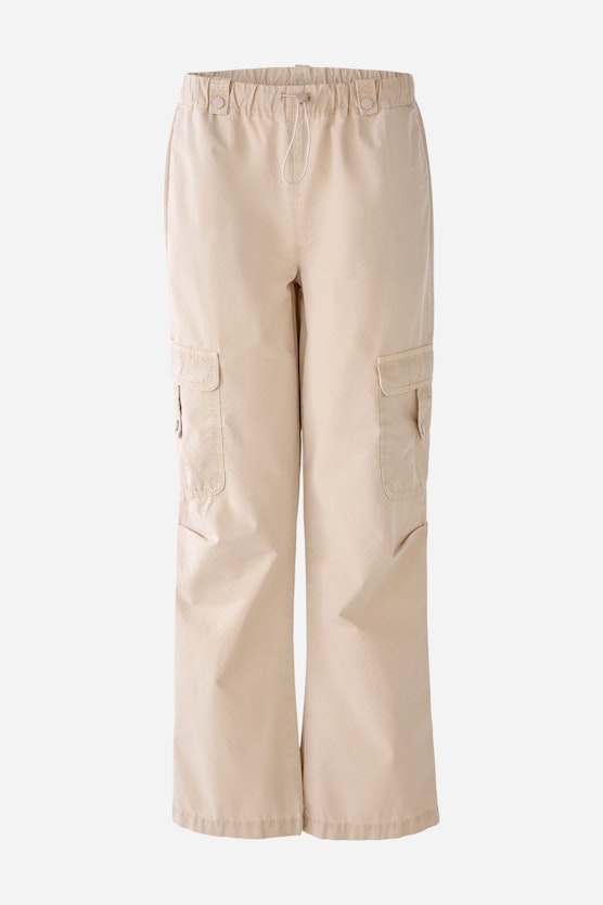 Cargo trousers made from pure cotton