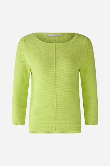 Bild 1 von Jumper made from 100% cotton with 3/4 sleeves in lime | Oui