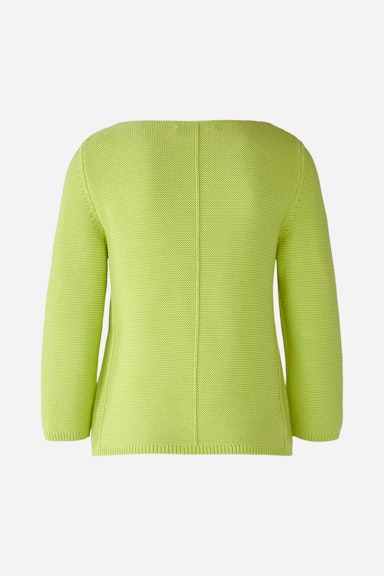 Bild 2 von Jumper made from 100% cotton with 3/4 sleeves in lime | Oui