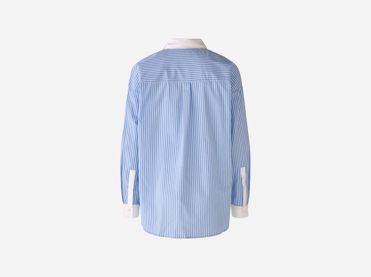 Bild 6 von Shirt blouse pure cotton in lt blue white | Oui