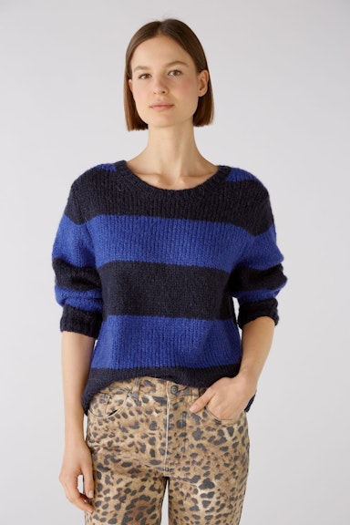 Bild 1 von Jumper  with wool and mohair content in blue blue | Oui
