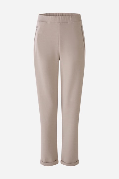Bild 5 von Jogger style trousers made from comfortable jersey quality in Lt.Taupe | Oui