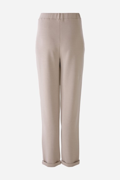 Bild 6 von Jogger style trousers made from comfortable jersey quality in Lt.Taupe | Oui